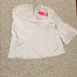 Lily Pulitzer white blouse